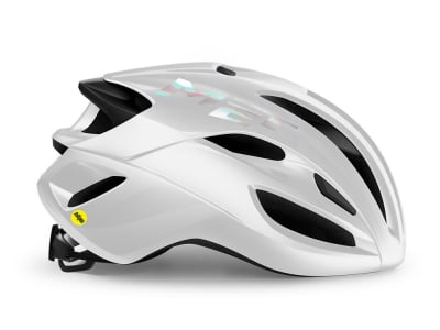 MET Bike Helmet Rivale MIPS white holographic glossy