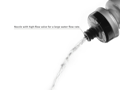 BIRZMAN Water Bottle black | 550 ml
