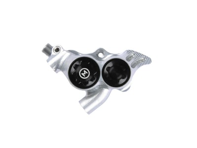 HOPE Bremssattel RX4+ Flat Mount FM Std für Shimano / Campagnolo | Mineralöl silber