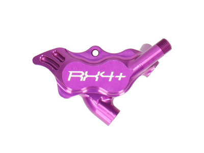 HOPE Bremssattel RX4+ Flat Mount FM Std fr Shimano / Campagnolo | Minerall silber