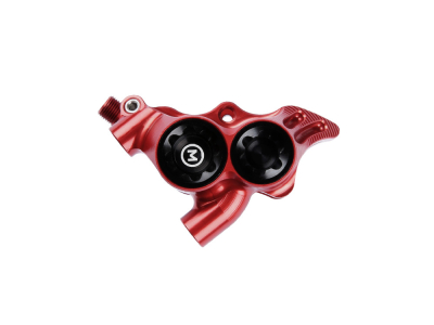 HOPE Brake Caliper RX4+ Flat Mount FM Std for Shimano / Campagnolo | Mineralöl red