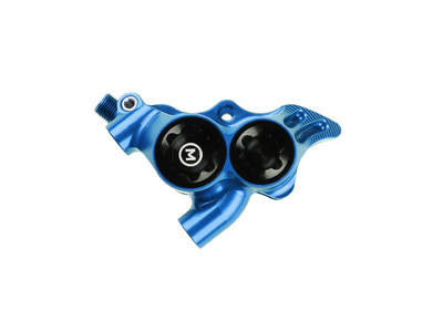 HOPE Bremssattel RX4+ Flat Mount FM Std für Shimano / Campagnolo | Mineralöl blau