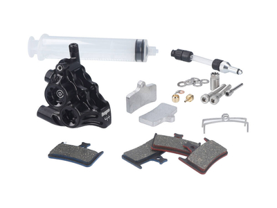 HOPE Bremssattel RX4+ Flat Mount rear FM+20 fr SRAM | DOT schwarz