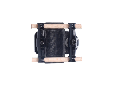 DARIMO CARBON Sattelsttze T2 SB 15 mm Offset | 3K glnzend / schwarz | 30,9 mm 250 mm