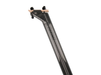 DARIMO Seatpost T2 SB 15 mm Offset | 3K bright / black | 30,9 mm 400 mm