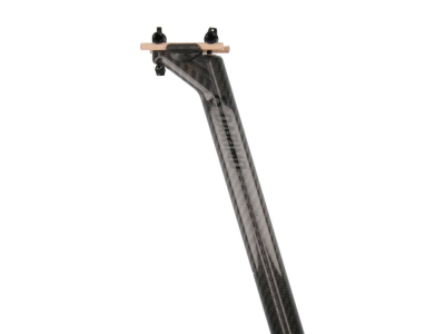 DARIMO Seatpost T2 SB 15 mm Offset | 3K bright / black | 27,2 mm 250 mm