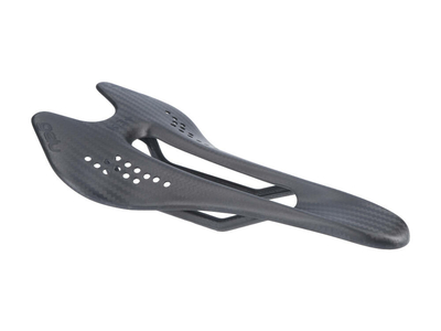 GELU Saddle K-3 + Carbon/punctured | 3K matte black