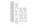 DYEDBRO Rahmenschutz Set glänzend | white