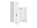 DYEDBRO Rahmenschutz Set glänzend | white