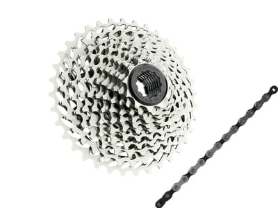 WEAR SET 11-speed SRAM Rival 22 | Rival 1 Cassette PG-1130 | XG-1150 + SRAM PC-1130 Chain SRAM RIVAL 22 | RIVAL 1 PG-1130 | 11-28 Teeth