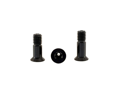 EXTRALITE Screw Set ExtraBolt 12.2 | M5 Aluminum black for Rear Derailleur Pullys 2 x M5x15,5 mm