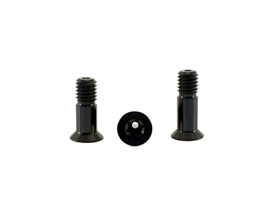 EXTRALITE Schrauben Set ExtraBolt 12.2 | M5 Aluminium schwarz für Schaltröllchen 1 x M5x12,5 mm + 1 x M5x14,0 mm