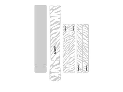 DYEDBRO Rahmenschutz Set glänzend | white Zebra