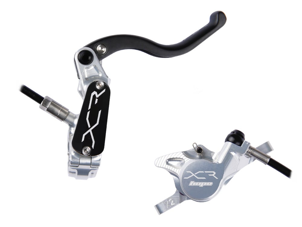 HOPE Disc Brake XCR PRO X2 Post Mount separately silver Frontwheel 