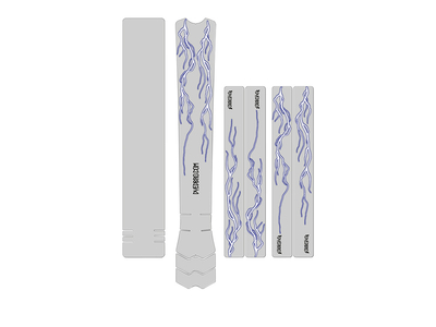 DYEDBRO Frame Protection Kit Lightning matte blue