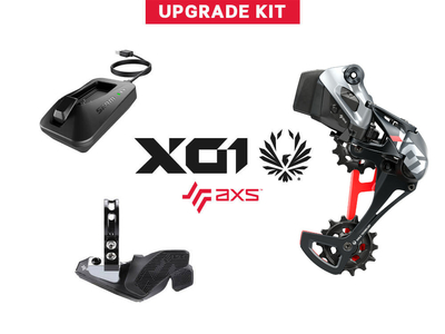 SRAM X01 Eagle AXS Rocker Paddle Upgrade Kit 1x12 lunar-grau/rot