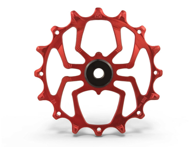 ALUGEAR Jockey Wheels Set | 13/13 teeth red