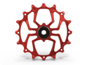 ALUGEAR Jockey Wheels Set | 13/13 teeth red