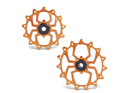 ALUGEAR Jockey Wheels Set | 13/15 teeth orange