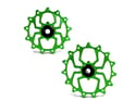 ALUGEAR Jockey Wheels Set | 13/15 teeth green