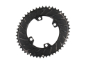 ROTOR Chainring Q-Rings Aero oval 2-speed BCD 107 mm | 4 Holes für SRAM AXS Road Crank | Flattop AXS 48 Teeth