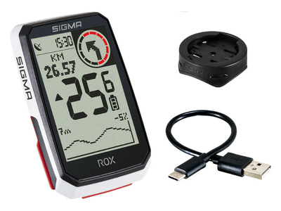 SIGMA SPORT Fahrradcomputer ROX 4.0 GPS | weiß