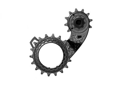 ABSOLUTE BLACK Oversized Schaltwerkkäfig System Hollowcage | Shimano Dura Ace 9100/Ultegra 8000 schwarz