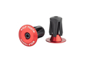 WOLFTOOTH Bar End Plugs | Alloy red