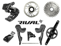 SRAM Rival XPLR eTap AXS Wide Disc HRD Flat Mount Gravel Group 1x12 | 40 Teeth 160 mm Paceline XR Rotor 160 mm | Center Lock (front and rear) SRAM DUB Wide | PressFit PF41 BB86 Road