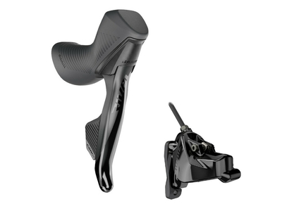 SRAM Rival XPLR eTap AXS Wide Disc HRD Flat Mount Gravel Gruppe 1x12 | 46 Zhne 165 mm Paceline Rotor 160 mm | Center Lock (vorn und hinten) SRAM DUB Wide | BSA 68 mm