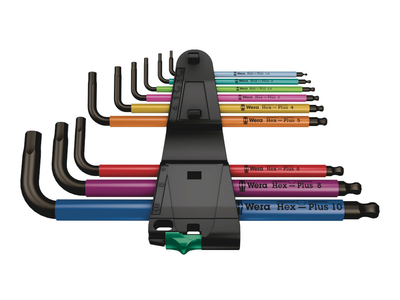 WERA L-Key Tool Set Multicolour 1 Hex-Plus metric | 9 pieces