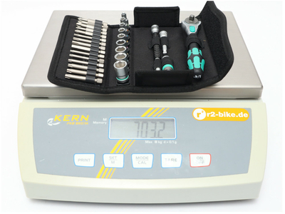 WERA 8100 SA 6 Zyklop Speed Ratchet Set, 1/4 drive, metric, 28 pieces