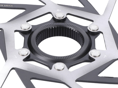 SRAM HS2 ブレーキディスク 200mm/180mm SRAM HS2 Disc Brake Rotor - 180mm, 6-Bolt, Rounded, Silver