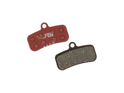 GALFER Disc Brake Pads Advanced for SHIMANO 4-Pistons: Saint, Zee, XTR, XT, SLX, Deore | red