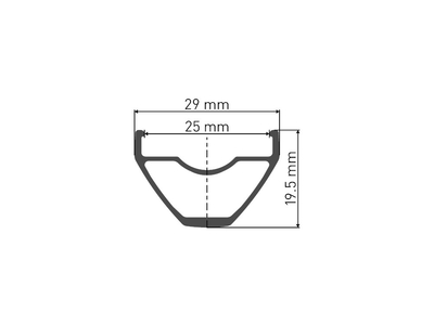 DT SWISS Rear Wheel 29 X 1900 Spline 25 mm | 12x148 mm BOOST Thru Axle | Center Lock | Freehub SRAM XD