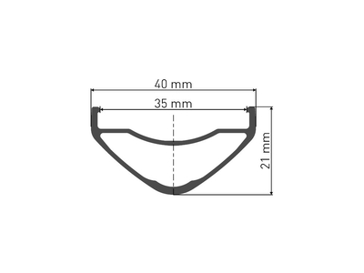 DT SWISS Rear Wheel 29 HX 1700 Spline 35 mm Hybrid | E-Bike | 12x148 mm BOOST Thru Axle | 6-Hole | Freehub Shimano Micro Spline
