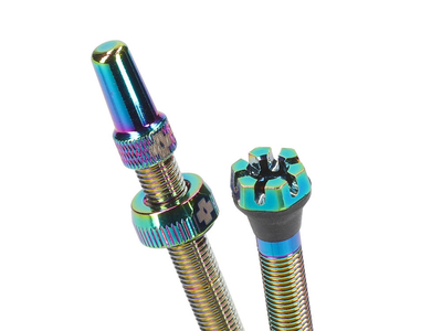 MUC-OFF Tubeless Valve Set V2 | iridescent / oil slick 60 mm