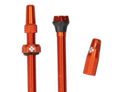 MUC-OFF Tubeless Ventil Set V2 | 60 mm orange