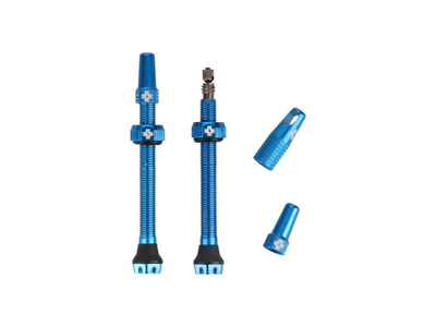 MUC-OFF Tubeless Ventil Set V2 | 60 mm blau