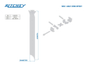 RITCHEY Seatpost WCS One Bolt 0 mm Offset | 31,6 mm 300 mm