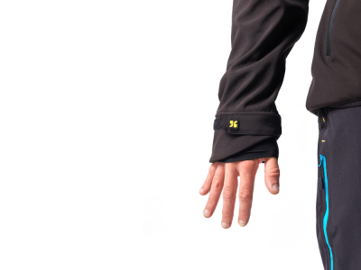 DIRTLEJ Functional softshell jacket weathershield warm | black