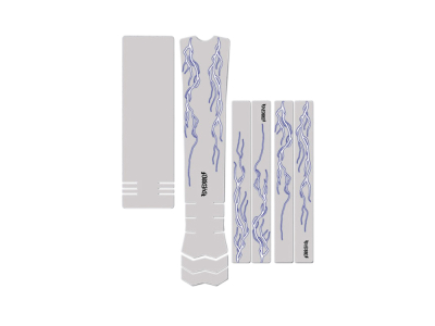 DYEDBRO E-Bike Frame Protection Set lightning matte blue