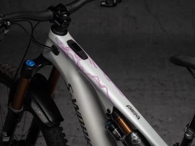 DYEDBRO E-Bike Frame Protection Set lightning matte pink