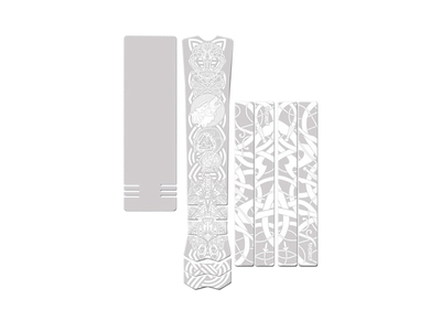 DYEDBRO E-Bike Frame Protection Set Viking matte white