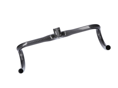 DARIMO CARBON Stem-Handlebar-Unit Nexum Carbon Road | 3k glossy / Decals black 360 mm 70 mm
