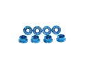 KCNC Chainring Bolts MTB 1-speed Alumnium | M8,5 x 4,5 mm blue