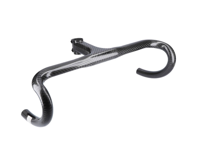 DARIMO CARBON Stem-Handlebar-Unit Nexum Carbon Road | 3k glossy / Decals black 400 mm 120 mm