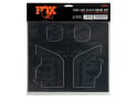 FOX Decal 2021 AM Custom Fork und Shock Kit | Stealth Black