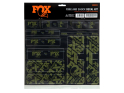 FOX Decal 2021 AM Custom Fork und Shock Kit | Olive Drap