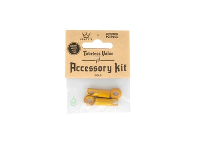 PEATY´S x Chris King (MK2) Tubeless Valves Accessory Kit gold